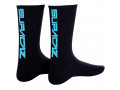 MEIA SUPACAZ STRAIGHT - PRETA/BLING AZUL